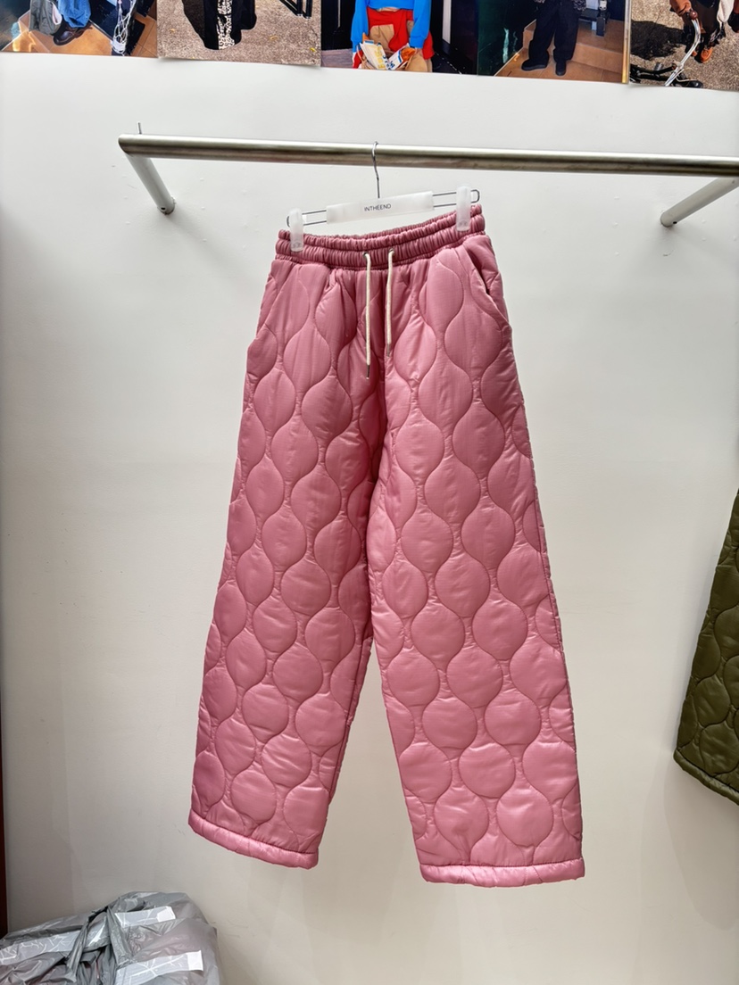 INTHEEND韓國代購㊣女裝新款職業時尚25秋冬熱賣休閑褲絎縫INTHEEND休閑褲圖色1