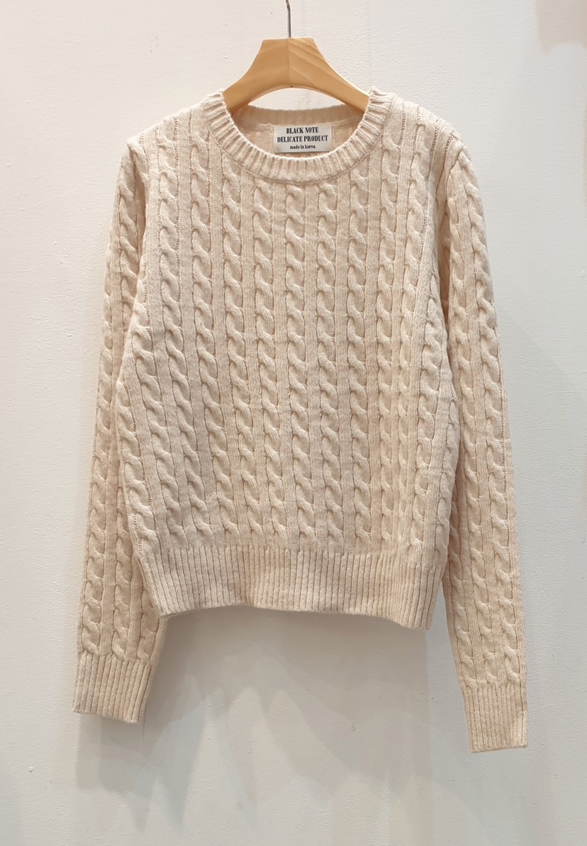 BLACK NOTE韓國直郵㊣女裝新款休閑25秋冬推薦時尚針織衫羊毛BLACK NOTE針織衫圖色1