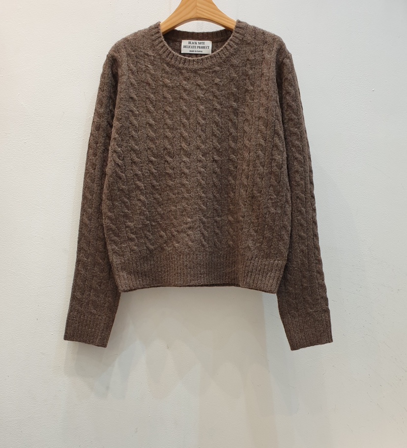 BLACK NOTE韓國直郵㊣女裝新款休閑25秋冬推薦時尚針織衫羊毛BLACK NOTE針織衫圖色2