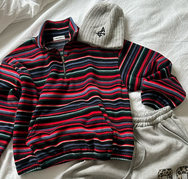 BYRING東大門㊣直郵女裝新款推薦25秋冬職業衛衣含帽子抓絨BYRING衛衣圖色2