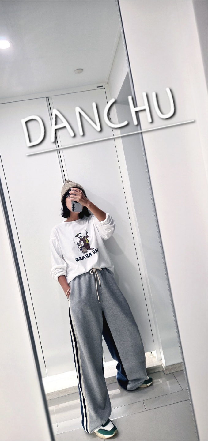 DANCHU韓國代購㊣女裝新款推薦熱賣休閑人氣時尚25秋冬長袖T恤DANCHU長袖T恤