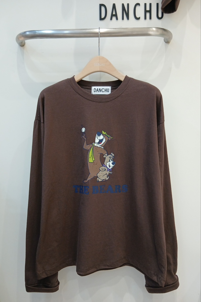 DANCHU韓國代購㊣女裝新款推薦熱賣休閑人氣時尚25秋冬長袖T恤DANCHU長袖T恤圖色2