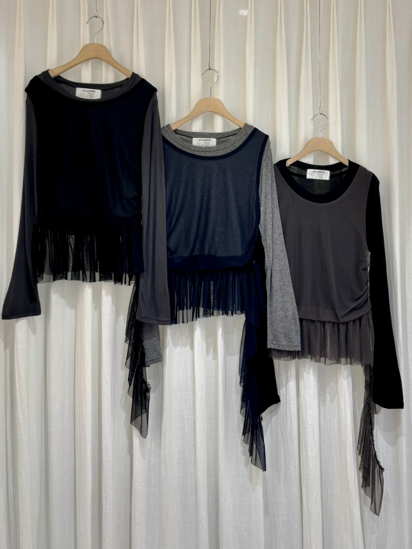 COKKIRI東大門㊣直郵女裝新品25秋冬熱賣職業時尚推薦長袖T恤COKKIRI長袖T恤