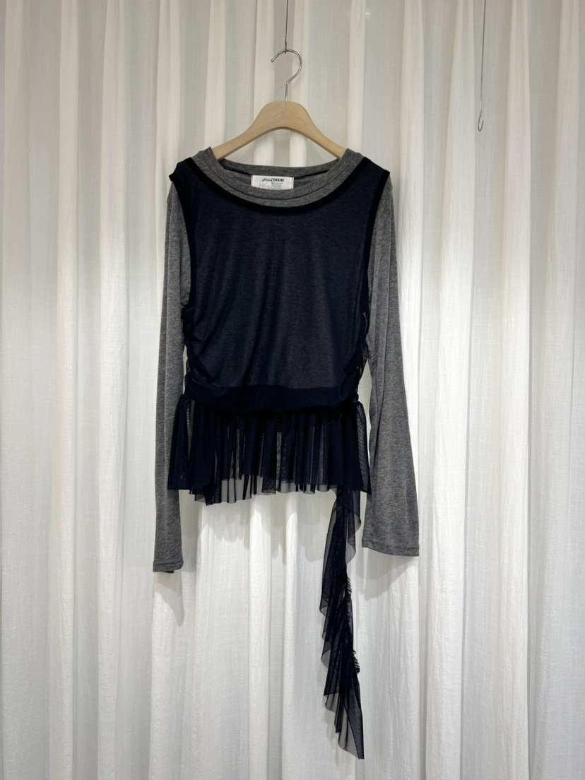 COKKIRI東大門㊣直郵女裝新品25秋冬熱賣職業時尚推薦長袖T恤COKKIRI長袖T恤圖色1