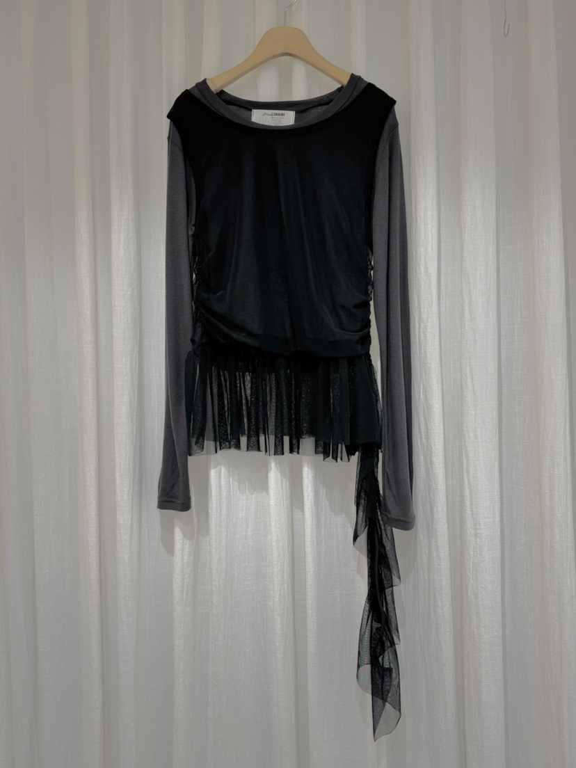 COKKIRI東大門㊣直郵女裝新品25秋冬熱賣職業時尚推薦長袖T恤COKKIRI長袖T恤圖色2