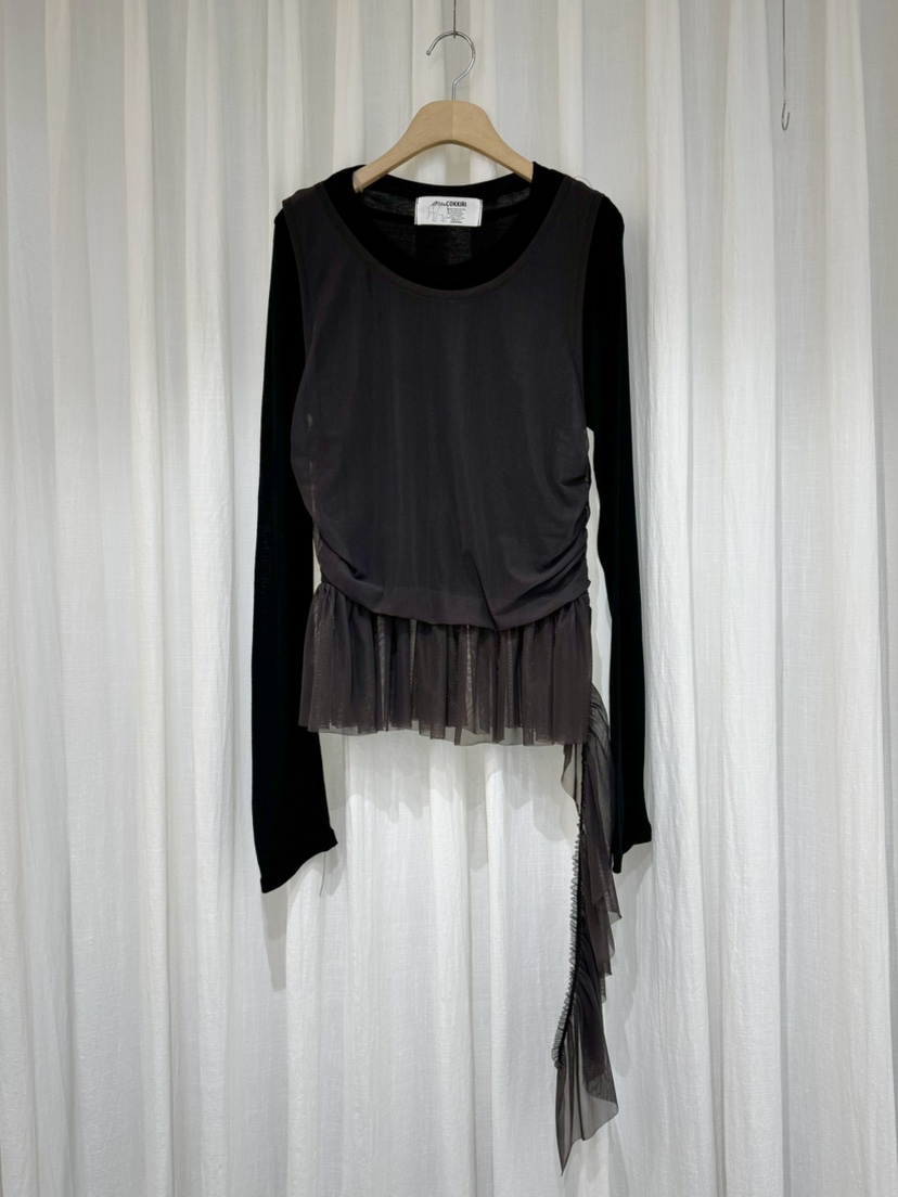 COKKIRI東大門㊣直郵女裝新品25秋冬熱賣職業時尚推薦長袖T恤COKKIRI長袖T恤圖色3