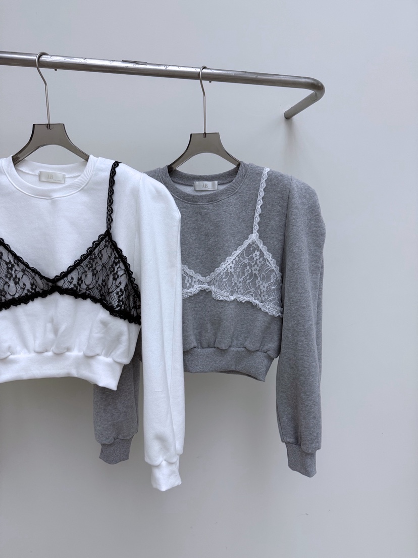 AB東大門㊣直郵女裝新款職業休閑熱賣人氣25秋冬長袖T恤假兩件AB長袖T恤