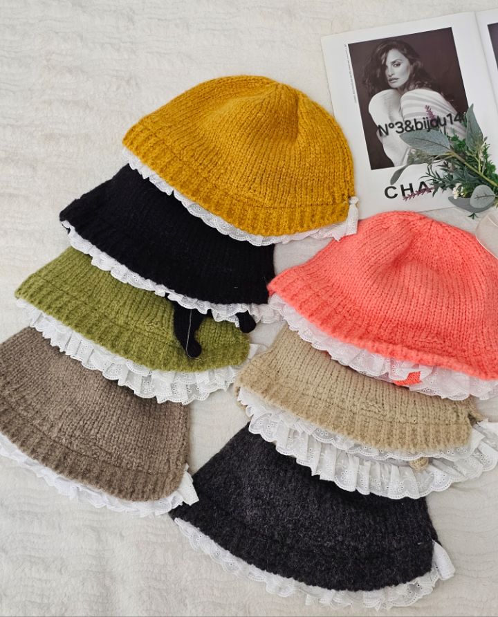 N3韓國直郵㊣女士新款推薦時尚休閑人氣熱賣職業25秋冬帽子蕾絲N3帽子