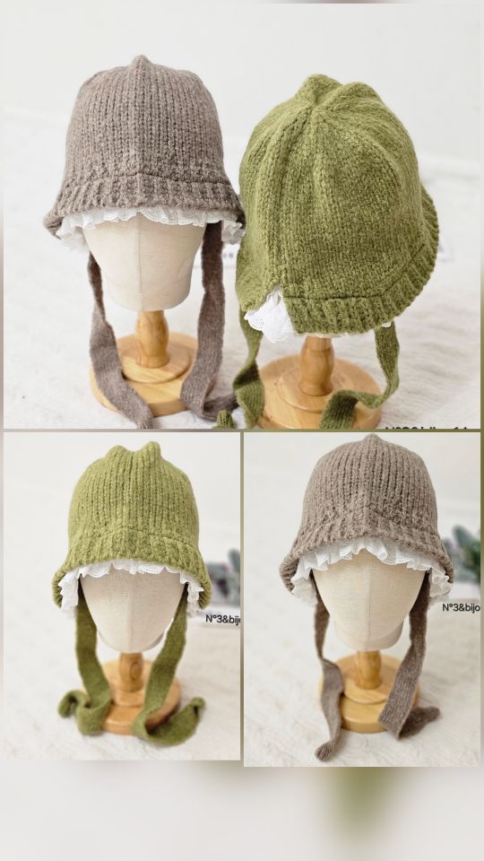 N3韓國直郵㊣女士新款推薦時尚休閑人氣熱賣職業25秋冬帽子蕾絲N3帽子