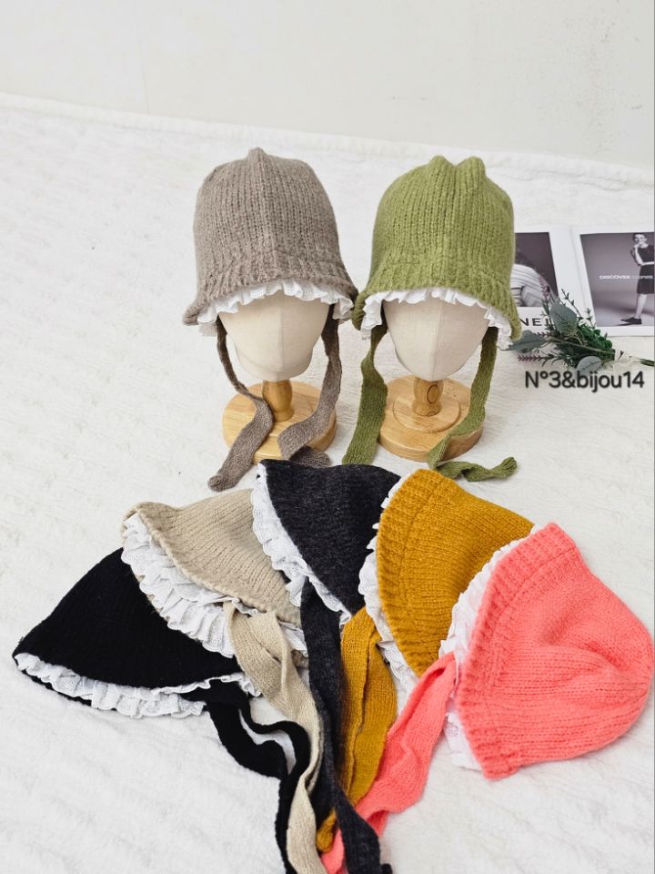 N3韓國直郵㊣女士新款推薦時尚休閑人氣熱賣職業25秋冬帽子蕾絲N3帽子