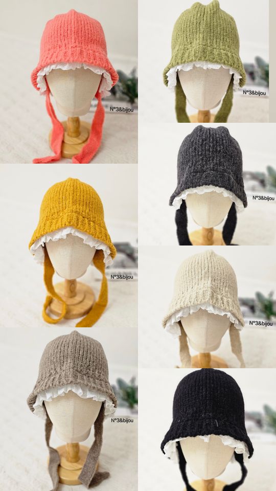 N3韓國直郵㊣女士新款推薦時尚休閑人氣熱賣職業25秋冬帽子蕾絲N3帽子