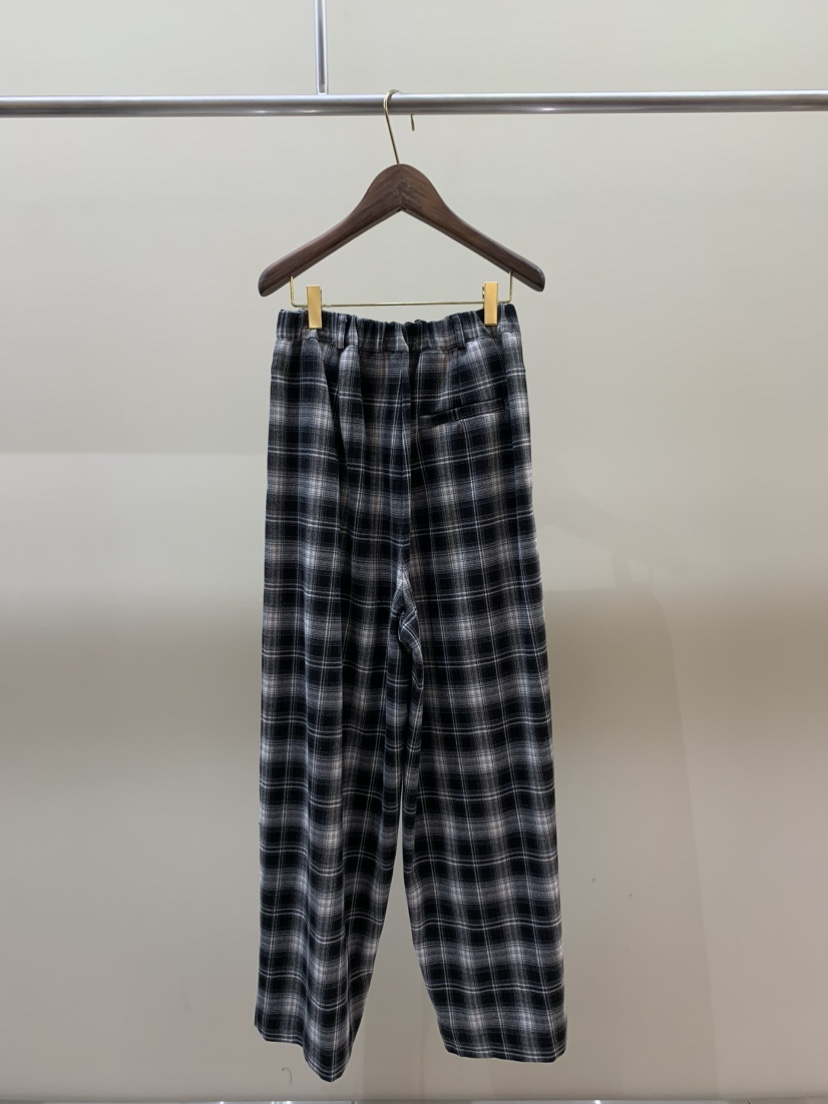 CAMEL-P韓國代購㊣女裝新品人氣休閑褲羊毛格紋Came_l 家休閑褲