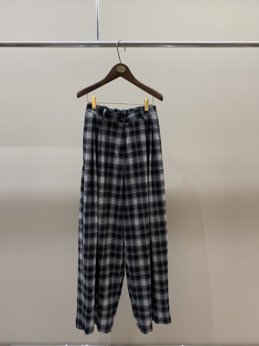 CAMEL-P韓國代購㊣女裝新品人氣休閑褲羊毛格紋Came_l 家休閑褲圖色2