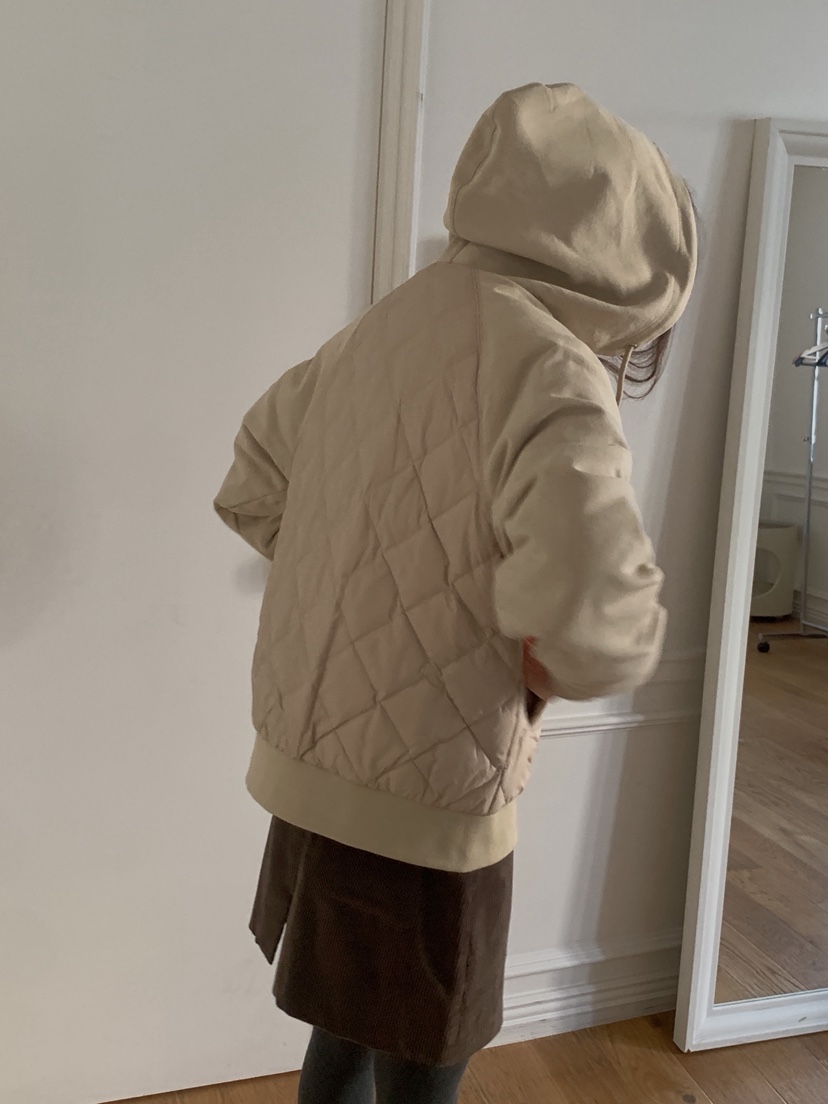 ATHEA東大門㊣直郵女裝新款熱賣休閑25秋冬推薦短款棉服拉鏈ATHEA短款棉服