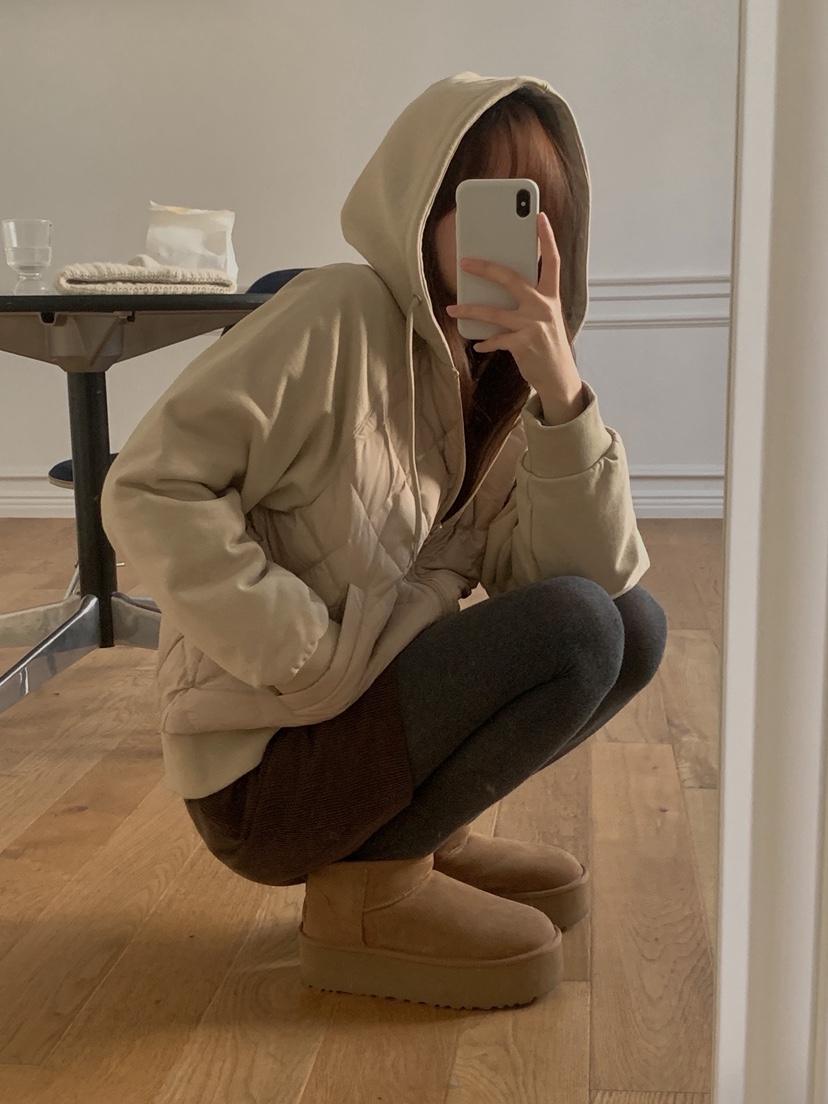 ATHEA東大門㊣直郵女裝新款熱賣休閑25秋冬推薦短款棉服拉鏈ATHEA短款棉服