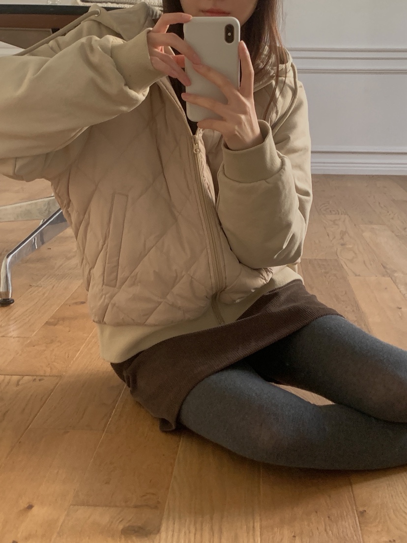 ATHEA東大門㊣直郵女裝新款熱賣休閑25秋冬推薦短款棉服拉鏈ATHEA短款棉服