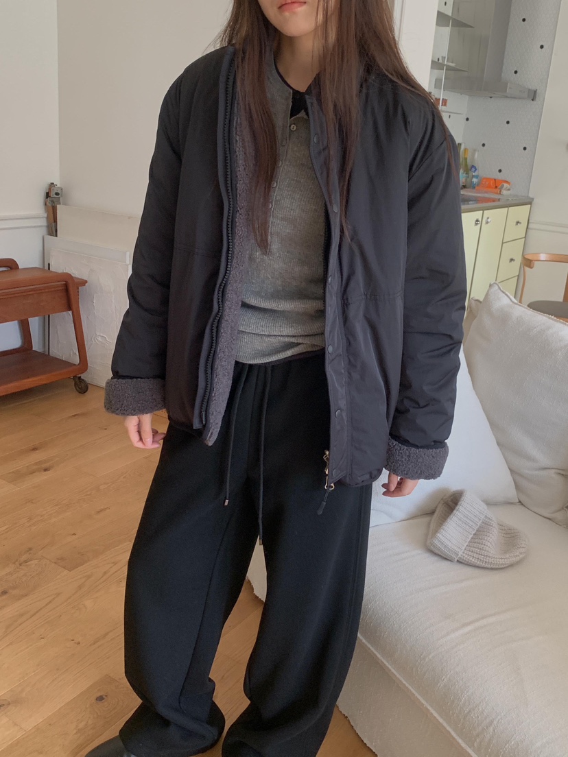 ATHEA東大門㊣直郵女裝新品休閑推薦短款羽絨服雙面抓絨兩面穿ATHEA短款羽絨服