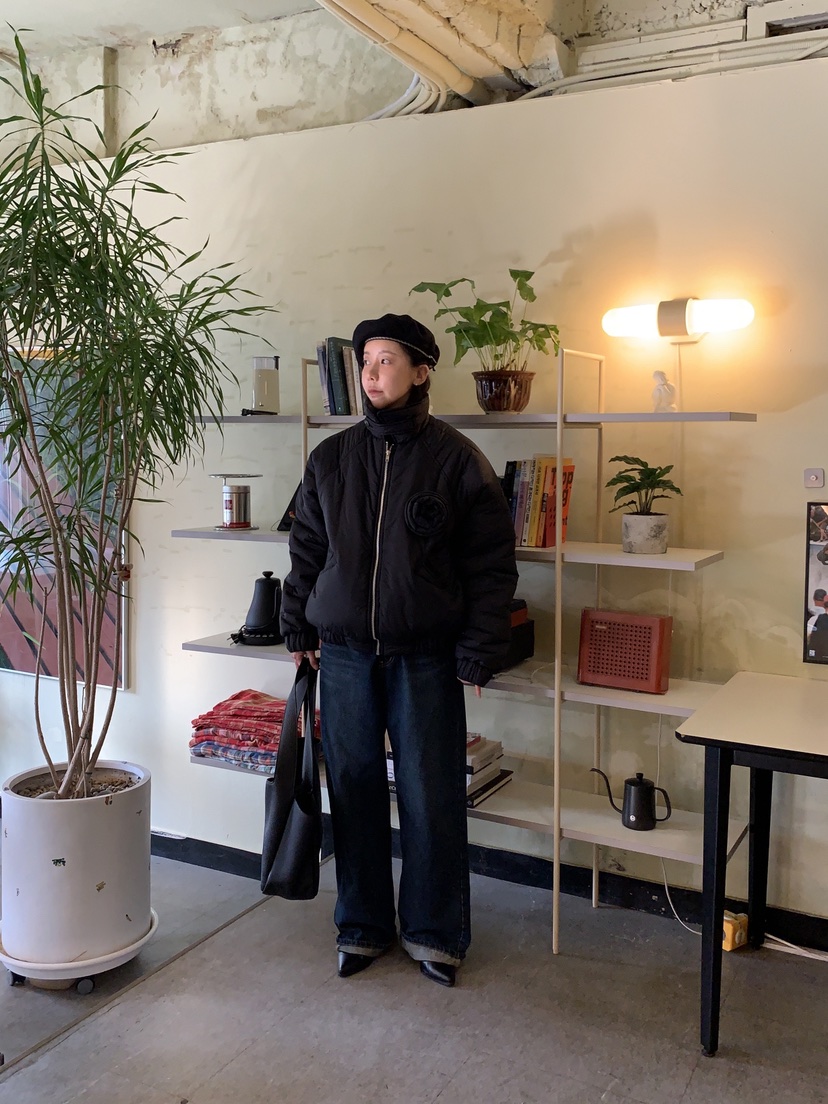 SUNDER MARKET韓國直郵㊣女裝新品時尚休閑職業25秋冬短款棉服SUNDER MARKET短款棉服