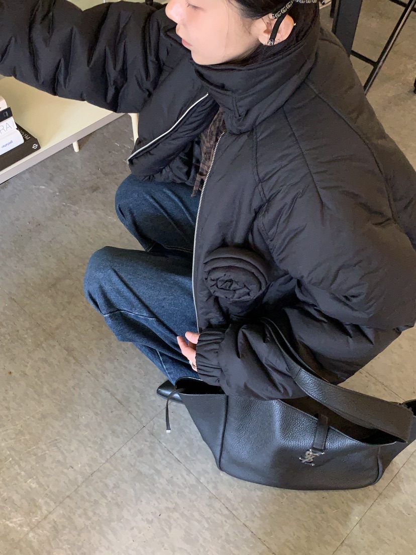 SUNDER MARKET韓國直郵㊣女裝新品時尚休閑職業25秋冬短款棉服SUNDER MARKET短款棉服