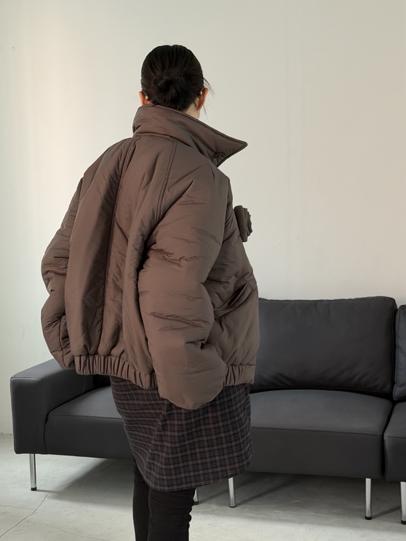 SUNDER MARKET韓國直郵㊣女裝新品時尚休閑職業25秋冬短款棉服SUNDER MARKET短款棉服