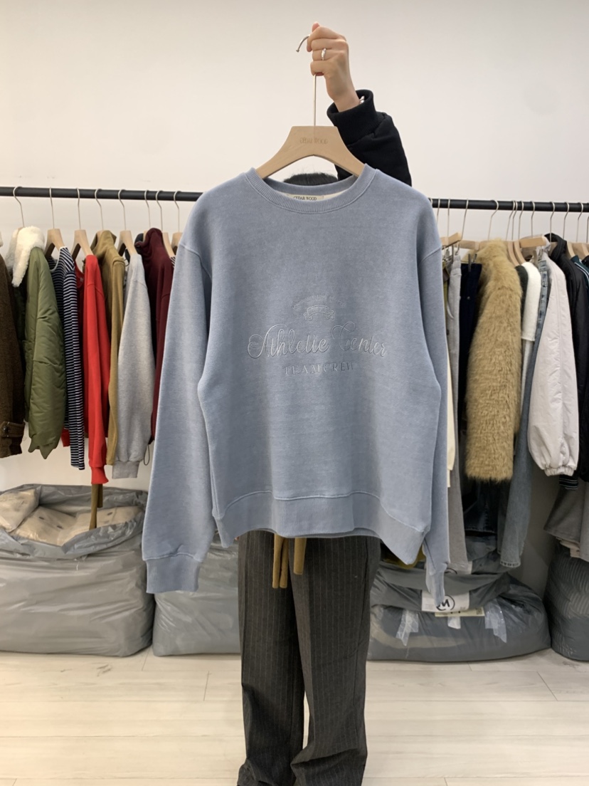 CEDARWOOD東大門㊣直郵女裝新品休閑熱賣職業推薦25秋冬衛衣CEDAR WOOD衛衣圖色1