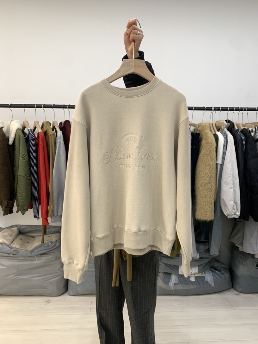 CEDARWOOD東大門㊣直郵女裝新品休閑熱賣職業推薦25秋冬衛衣CEDAR WOOD衛衣圖色2