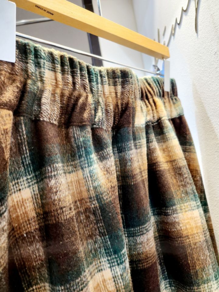 BLING BLING-S東大門㊣代購女裝新品時尚熱賣長裙羊毛格子BLING BLING-S長裙