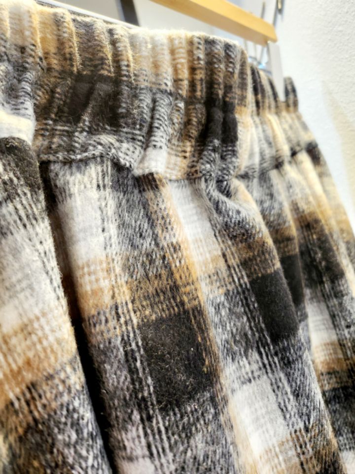 BLING BLING-S東大門㊣代購女裝新品時尚熱賣長裙羊毛格子BLING BLING-S長裙