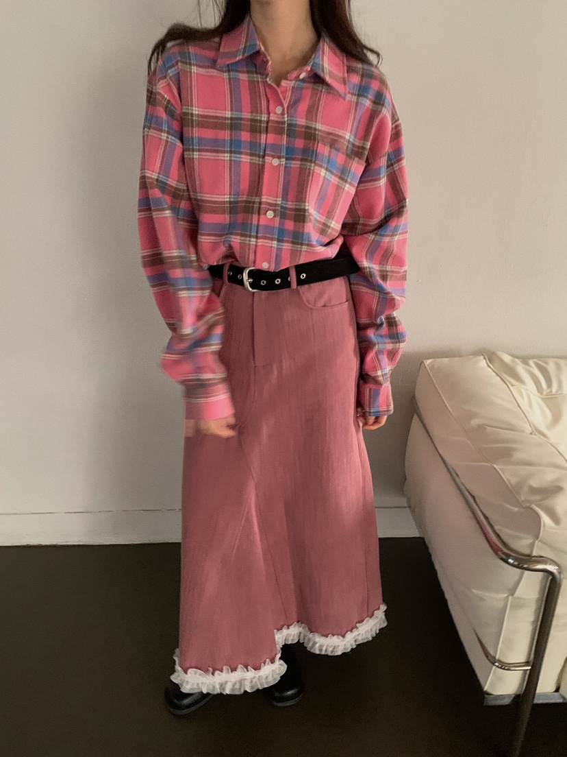 CAMEL-P韓國直郵㊣女裝新品熱賣長裙蕾絲Came_l 家長裙