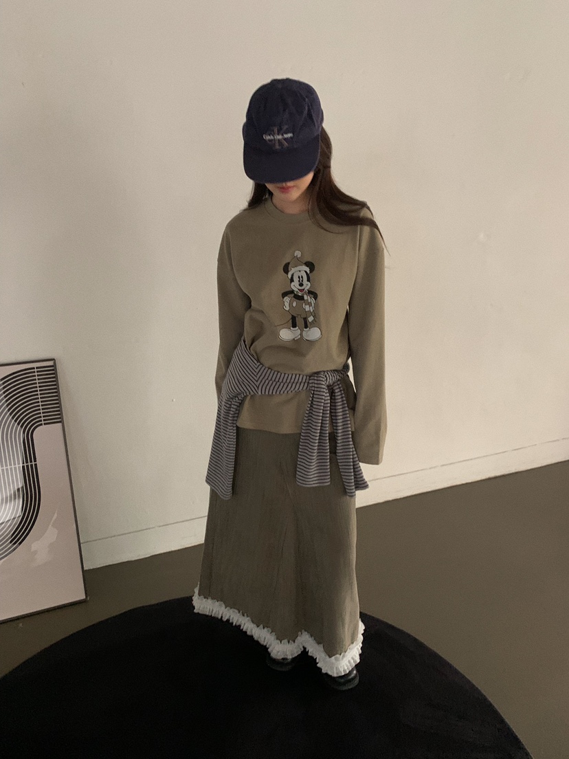 CAMEL-P韓國直郵㊣女裝新品熱賣長裙蕾絲Came_l 家長裙