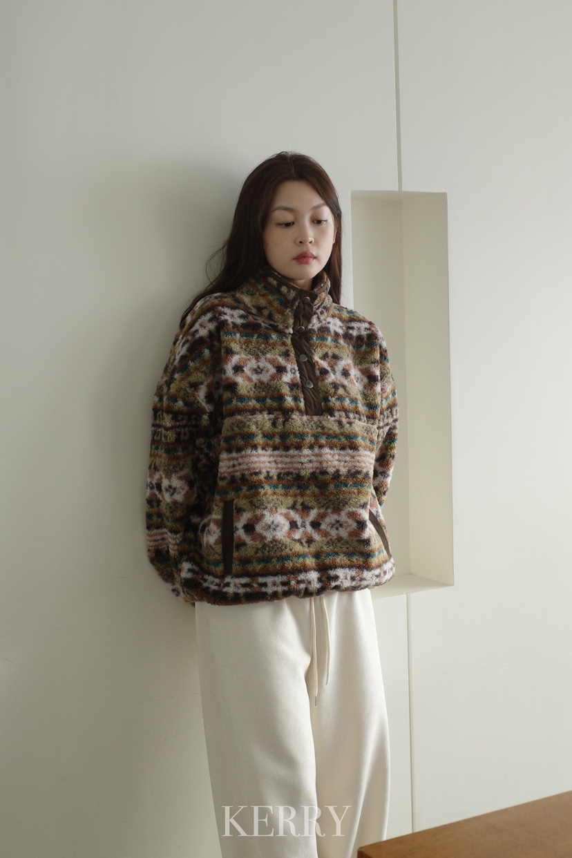 KERRY東大門㊣實拍女裝新品人氣時尚25秋冬職業夾克抓絨拉鏈KERRY夾克