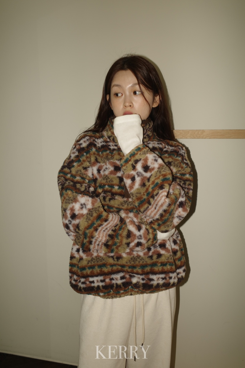 KERRY東大門㊣實拍女裝新品人氣時尚25秋冬職業夾克抓絨拉鏈KERRY夾克