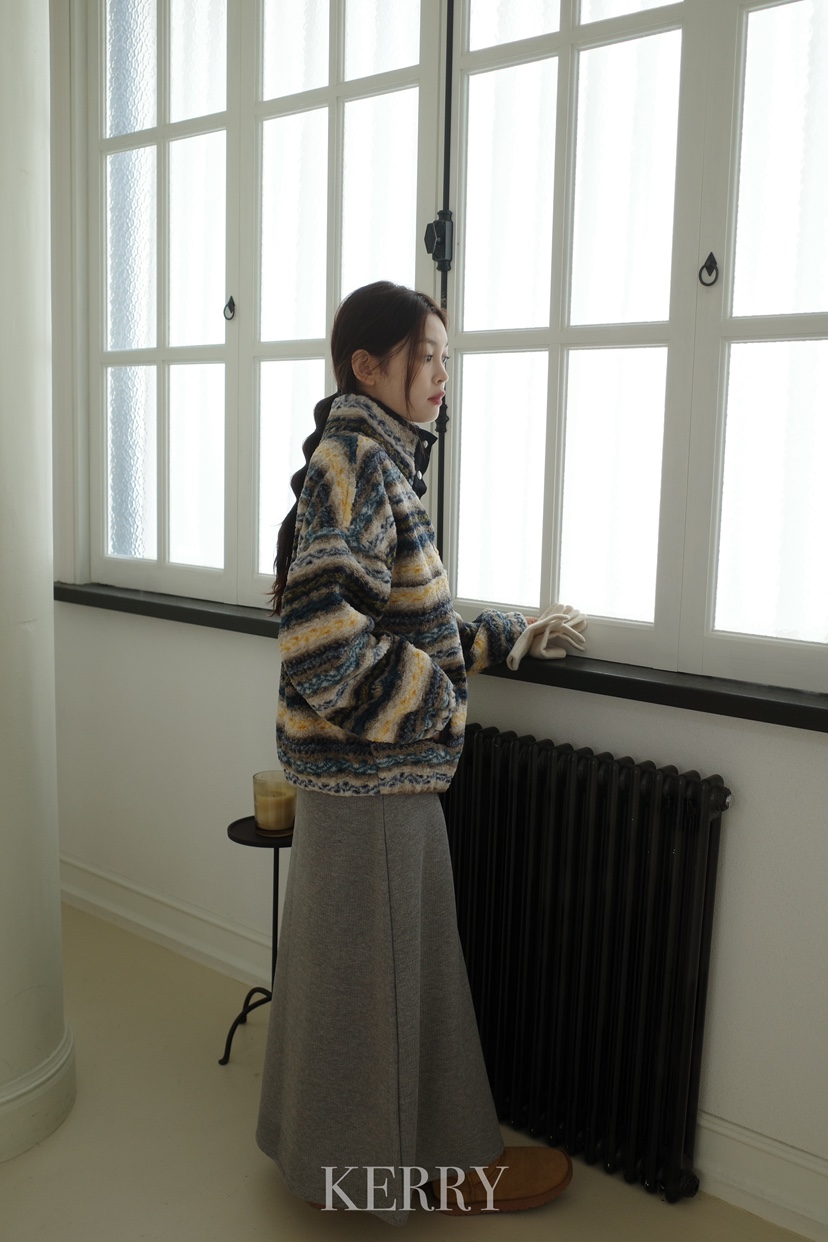 KERRY東大門㊣實拍女裝新品人氣時尚25秋冬職業夾克抓絨拉鏈KERRY夾克