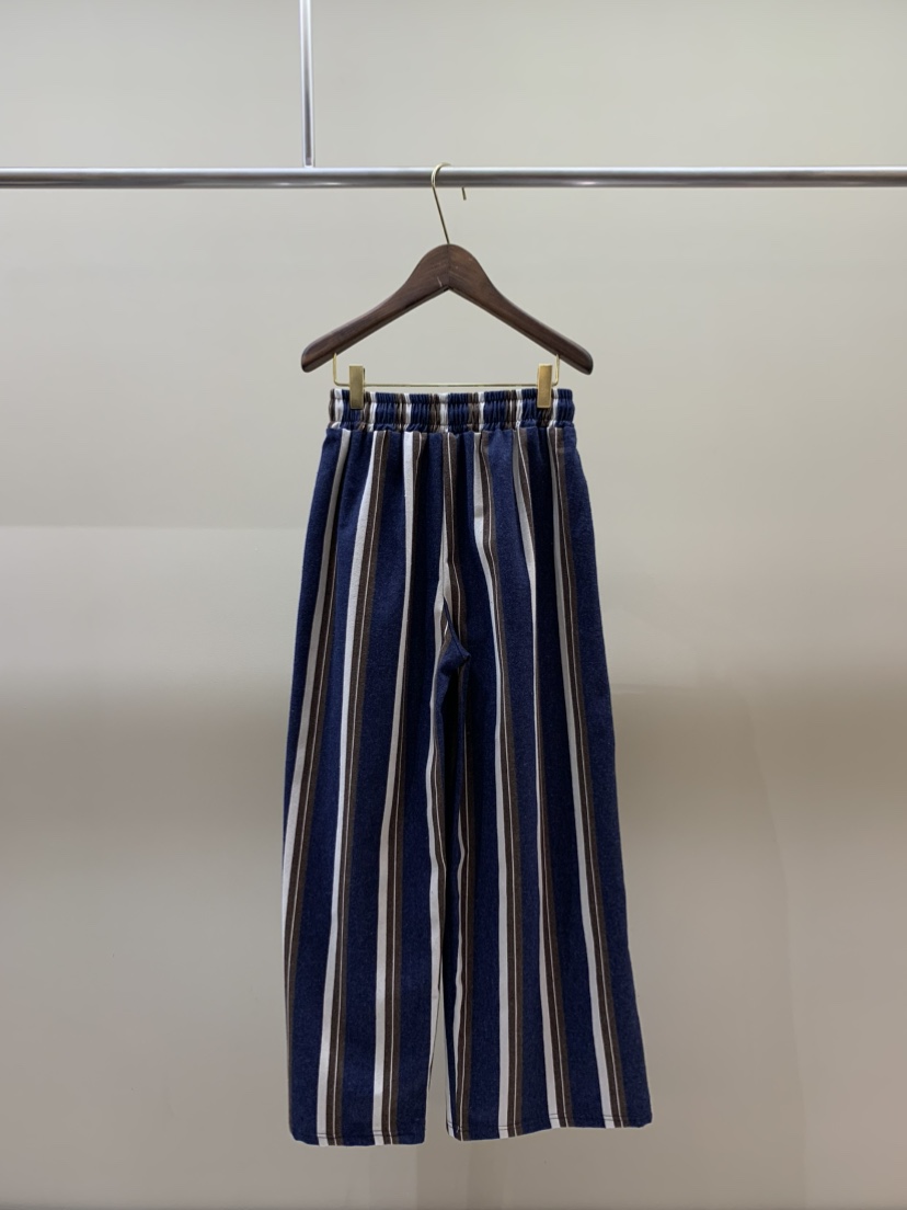 CAMEL-P韓國直郵㊣女裝新品休閑休閑褲條紋Came_l 家休閑褲