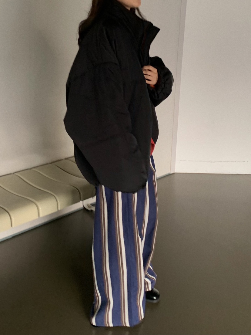 CAMEL-P韓國直郵㊣女裝新品休閑休閑褲條紋Came_l 家休閑褲