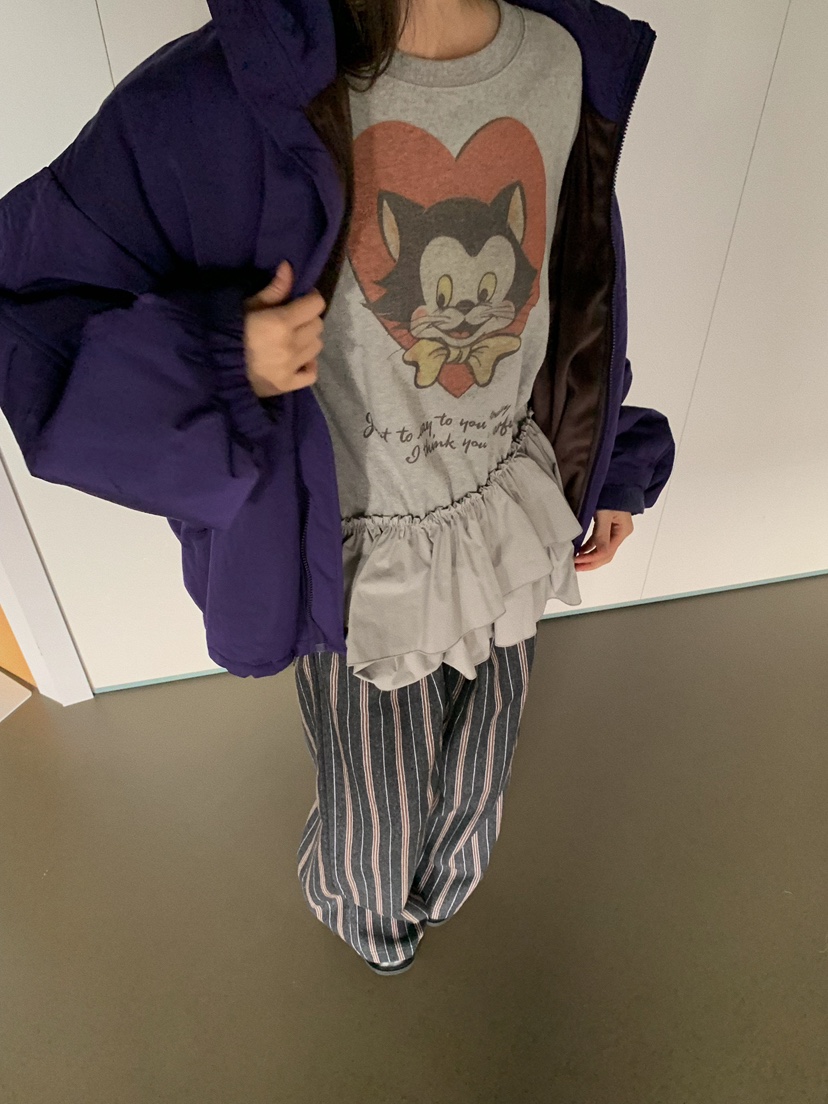 CAMEL-P韓國直郵㊣女裝新品休閑休閑褲條紋Came_l 家休閑褲