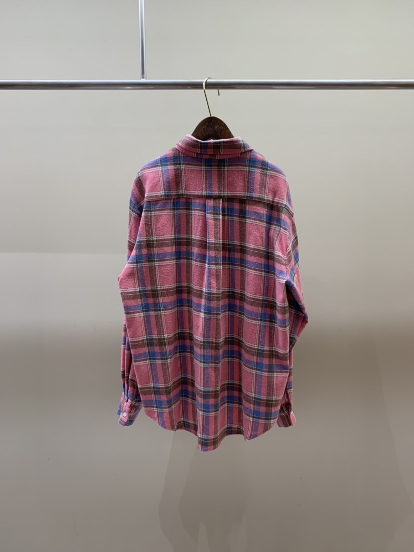 CAMEL-P韓國直郵㊣女士新品休閑襯衫蕾絲衫格子Came_l 家襯衫/蕾絲衫