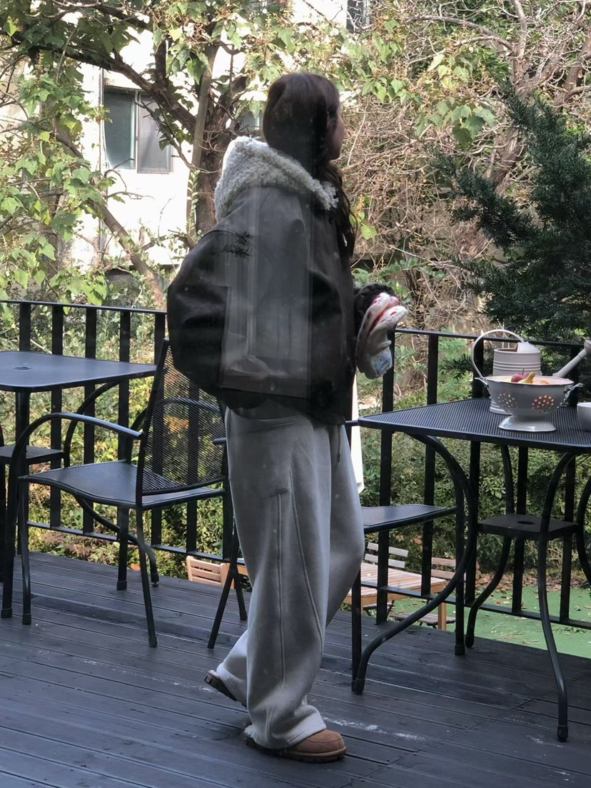 ONDO-P東大門㊣直郵女士新款休閑時尚熱賣人氣休閑褲口袋抓絨ONDO-P休閑褲