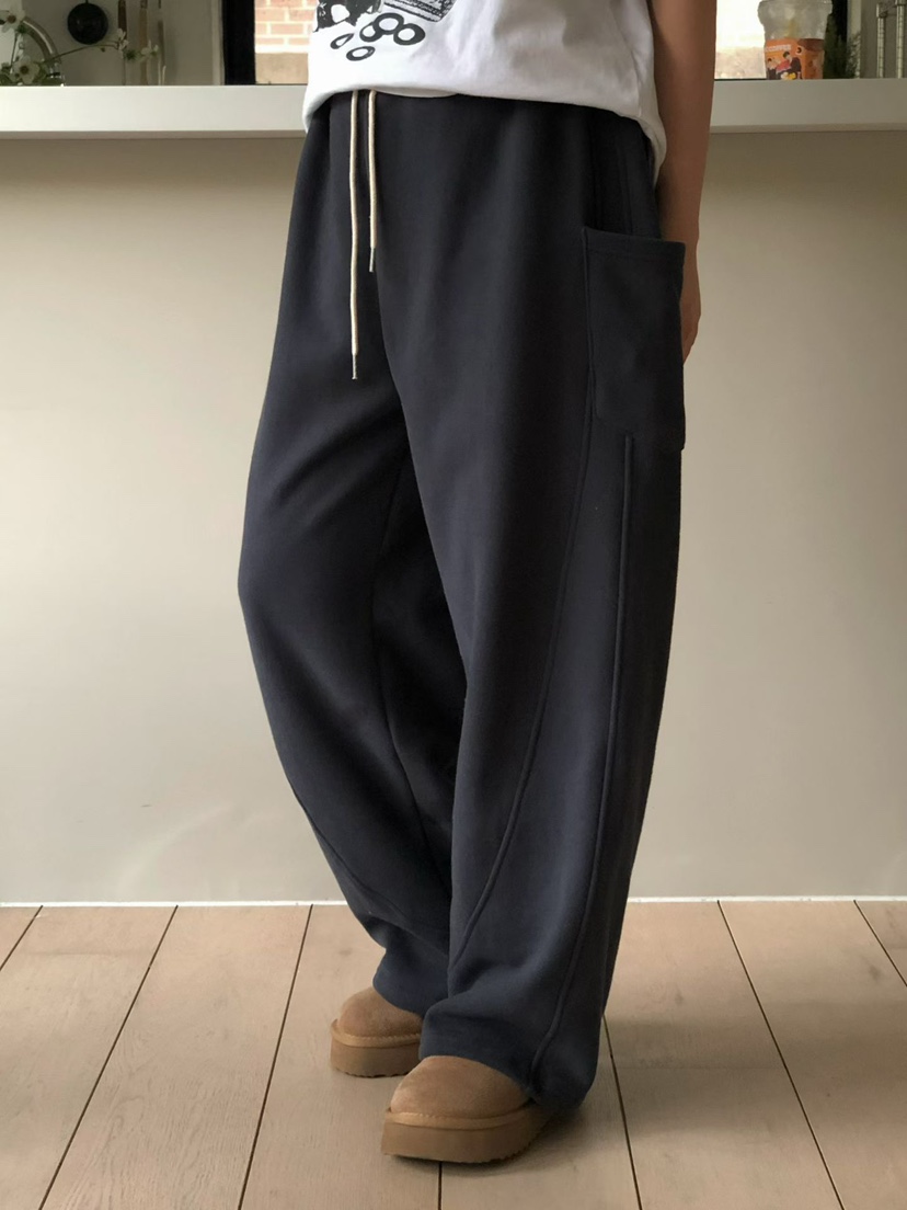 ONDO-P東大門㊣直郵女士新款休閑時尚熱賣人氣休閑褲口袋抓絨ONDO-P休閑褲