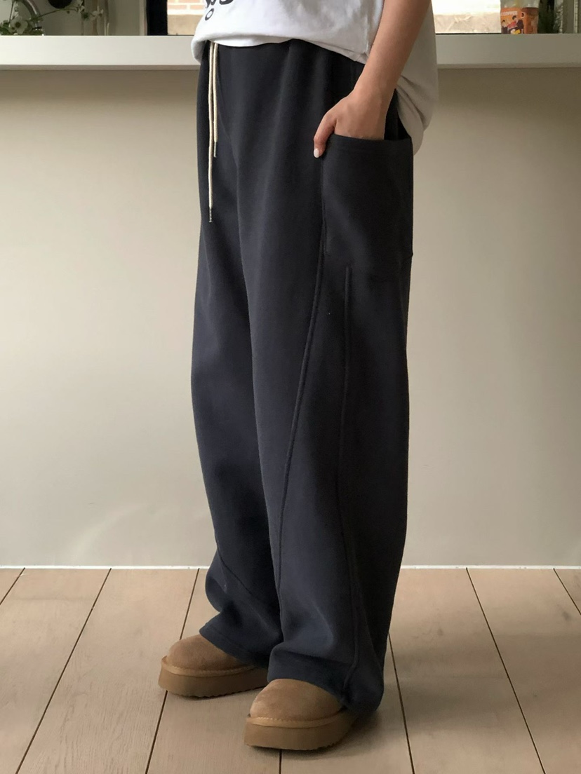 ONDO-P東大門㊣直郵女士新款休閑時尚熱賣人氣休閑褲口袋抓絨ONDO-P休閑褲