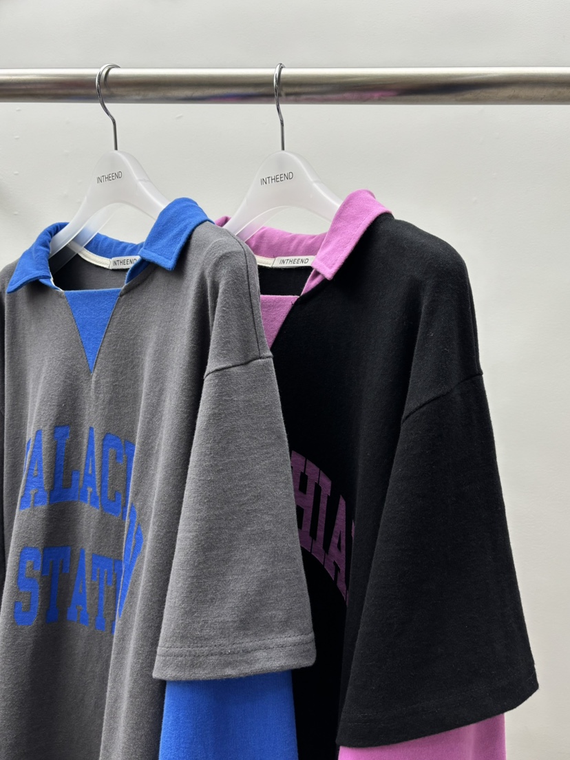 INTHEEND韓國代購㊣女士新款時尚推薦休閑25秋冬熱賣長袖T恤INTHEEND長袖T恤