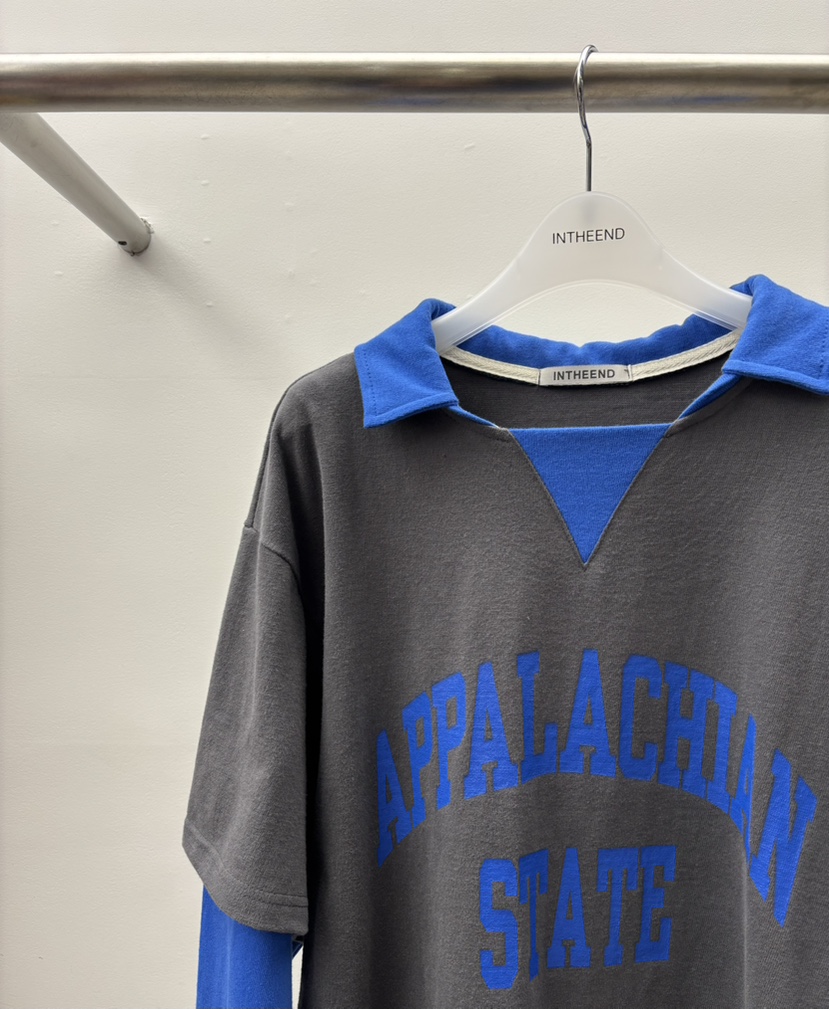 INTHEEND韓國代購㊣女士新款時尚推薦休閑25秋冬熱賣長袖T恤INTHEEND長袖T恤