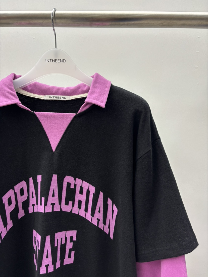 INTHEEND韓國代購㊣女士新款時尚推薦休閑25秋冬熱賣長袖T恤INTHEEND長袖T恤