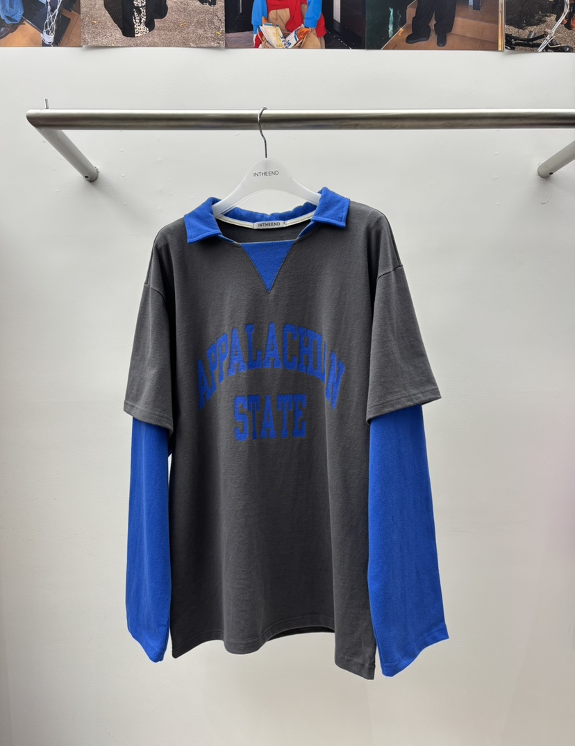 INTHEEND韓國代購㊣女士新款時尚推薦休閑25秋冬熱賣長袖T恤INTHEEND長袖T恤圖色1