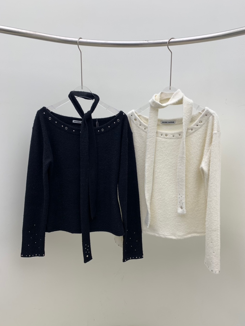 SEOLO韓國直郵㊣女裝新款職業休閑熱賣推薦25秋冬時尚針織衫Seolo seoul針織衫