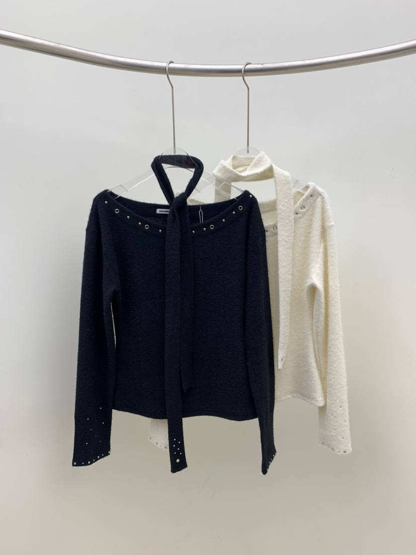 SEOLO韓國直郵㊣女裝新款職業休閑熱賣推薦25秋冬時尚針織衫Seolo seoul針織衫