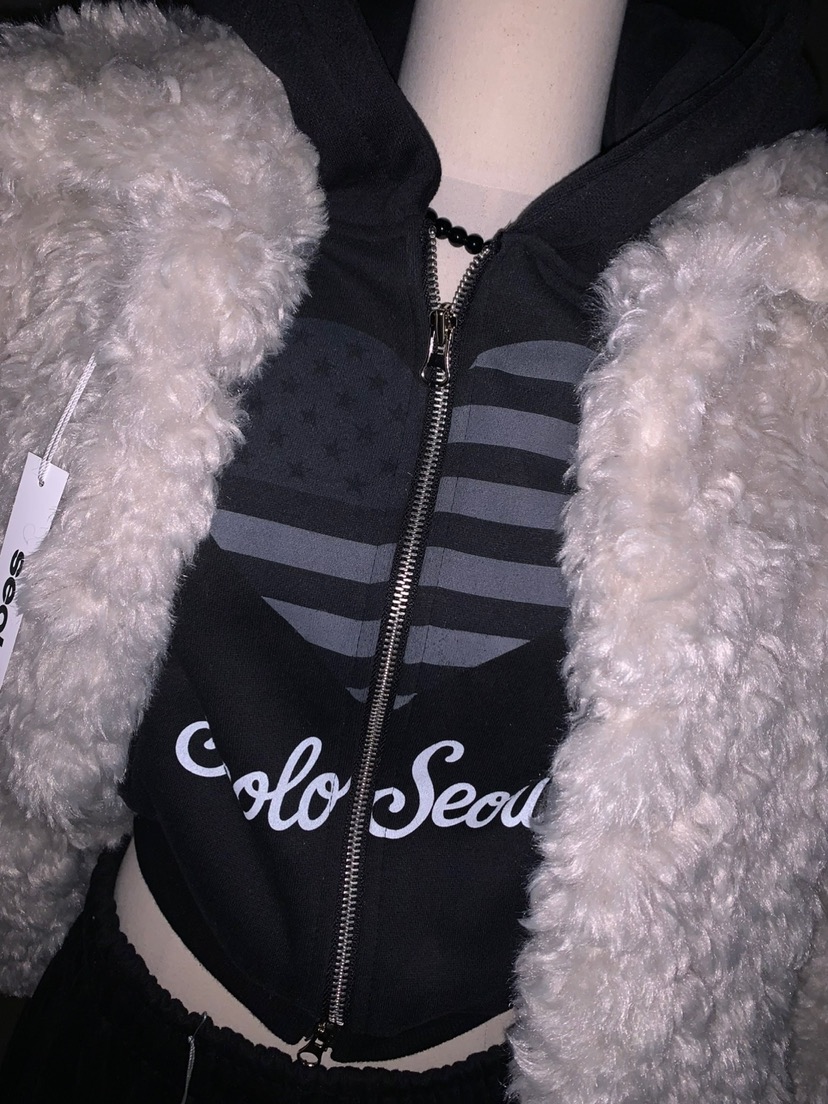 SEOLO東大門㊣代購女士新品25秋冬職業時尚熱賣人氣衛衣連帽衫Seolo seoul衛衣