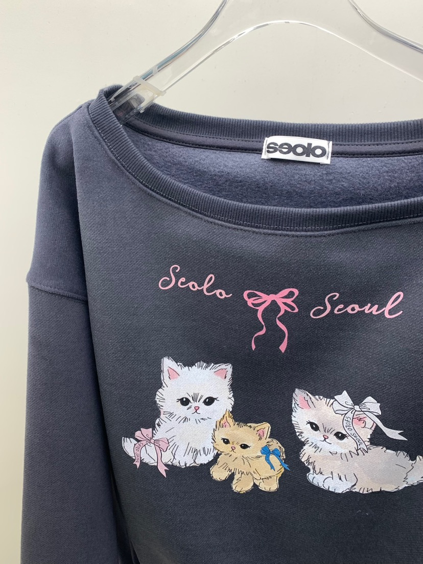 SEOLO韓國代購㊣女士新品時尚推薦25秋冬熱賣人氣職業休閑衛衣Seolo seoul衛衣