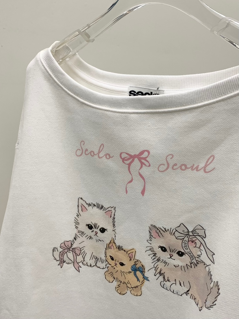 SEOLO韓國代購㊣女士新品時尚推薦25秋冬熱賣人氣職業休閑衛衣Seolo seoul衛衣