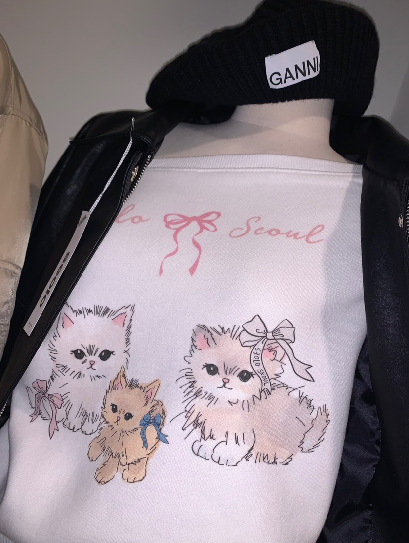 SEOLO韓國代購㊣女士新品時尚推薦25秋冬熱賣人氣職業休閑衛衣Seolo seoul衛衣